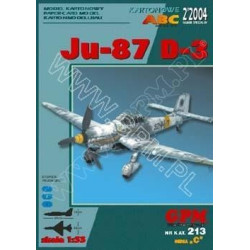 Junkers Ju-87D-3 "Stuka" - Vokietijos pikiruojantis bombonešis
