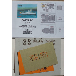 "Calypso" - Prancūzijos mokslinių tyrimų laivas - lazeriu pjautos deninės įrangos detalės