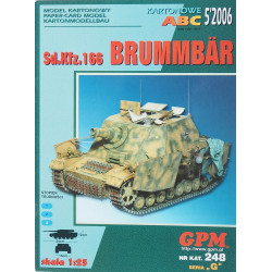 Sd. Kfz. 166 "Brummbar" - Vokietijos pėstininkų palaikymo savaeigis pabūklas