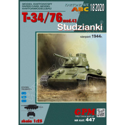 T-34/76 mod. 1943 „Studzianki“ – TSRS/ Lenkijos vidutinis tankas