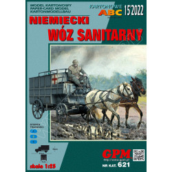 Vokiškas sanitarinis vežimas Hf.6