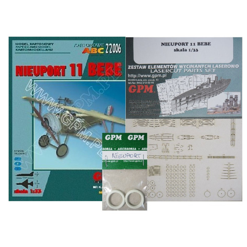 Nieuport 11 "Bebe" - Prancūzijos naikintuvas – rinkinys