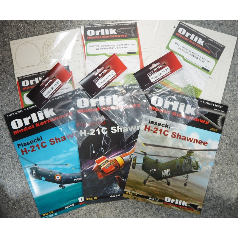 Piasecki H-21C «Shawnee» – многоцелевой вертолет – набор Но. 2.