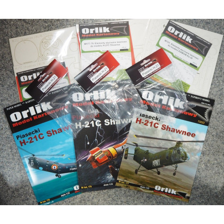 Piasecki H-21C «Shawnee» – многоцелевой вертолет – набор Но. 2.