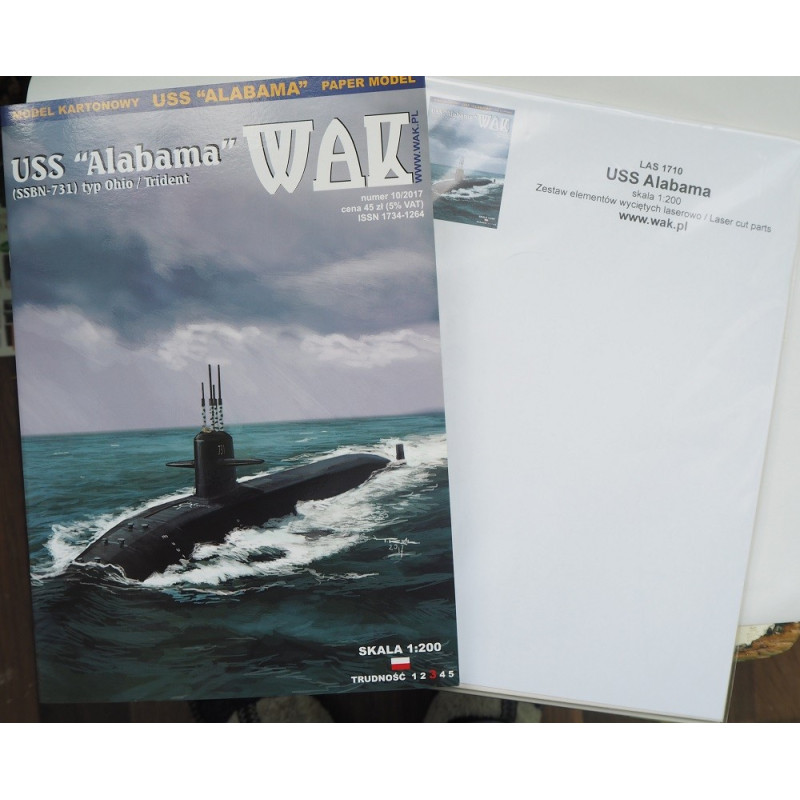 USS „Alabama“ – JAV „Ohio“/“Trident“ klasės atominis povandeninis laivas – rinkinys