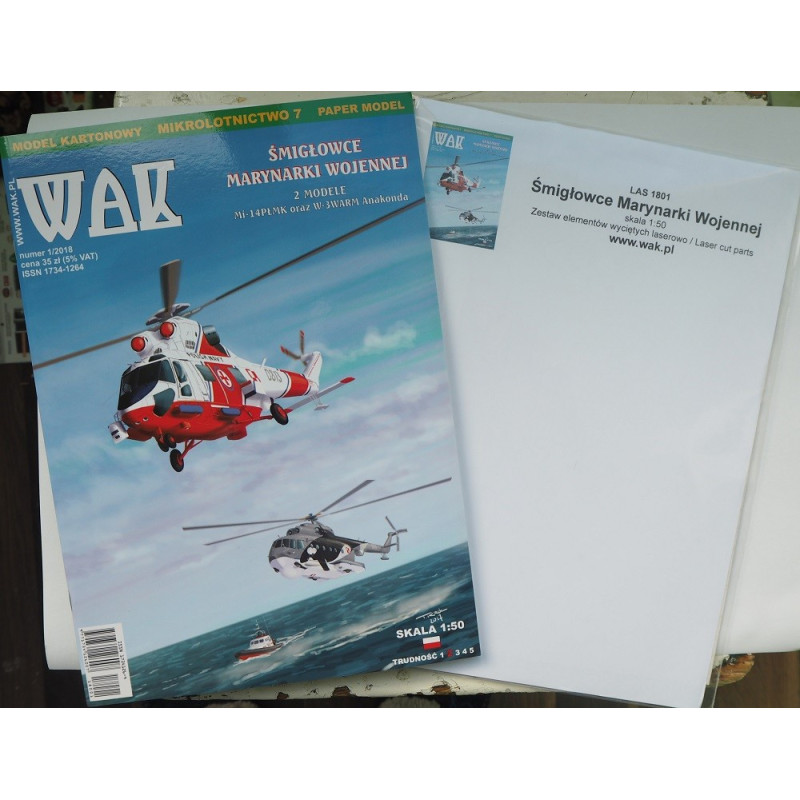 Mikroaviacija Nr. 7. – Lenkijos Karinio jūrų laivyno sraigtasparniai – rinkinys