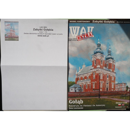 Golambi (Poland) architectural monuments - church and chapel - a kit