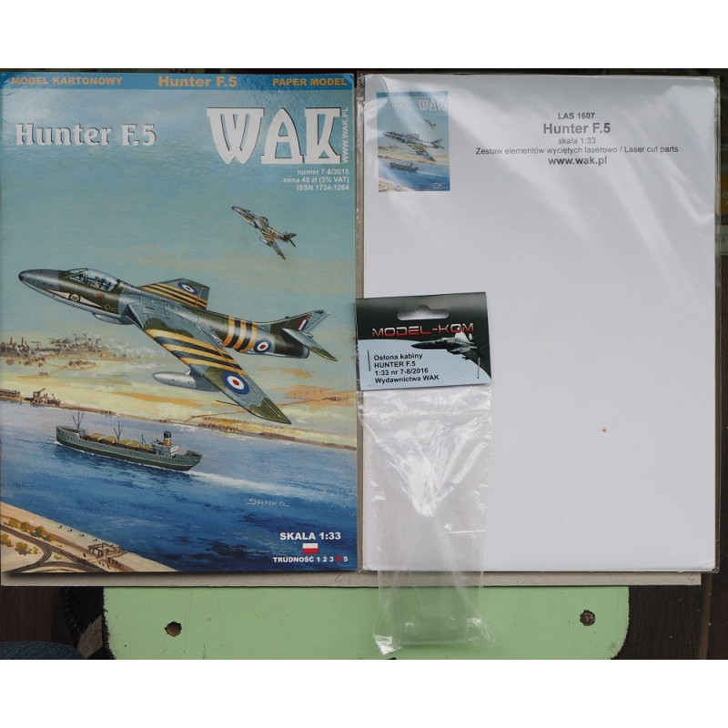 Hawker «Hunter» F.5 – британский истребитель – набор