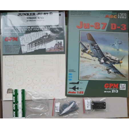 Junkers Ju-87D-3 „Stuka“ – the German diving bomber - a kit