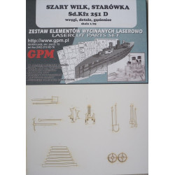 Sd. Kfz. 251/3 Ausf. D «Starowka» или «Szary Wilk» – немецкий/польский бронетранспортер – набор