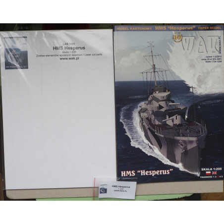 HMS „Hesperus“ – Didžiosios Britanijos eskadrinis minininkas - rinkinys
