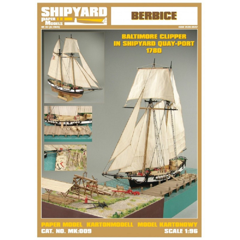 "Berbice" - the American Baltimore clipper with berth at Quay-Port Shipyard