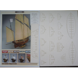 „Le Courieur“ –  the French corsair lugger from XVIII century