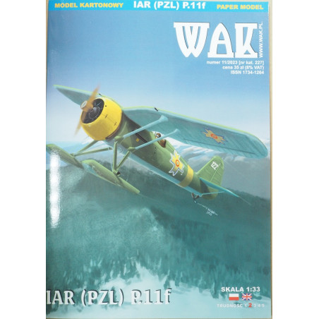 IAR (PZL) P.11F - польский/ румынский истребитель