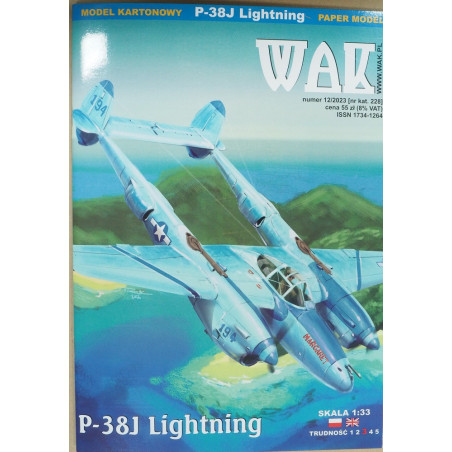 Lockheed P-38J «Lightning»– американский истребитель дальнего действия