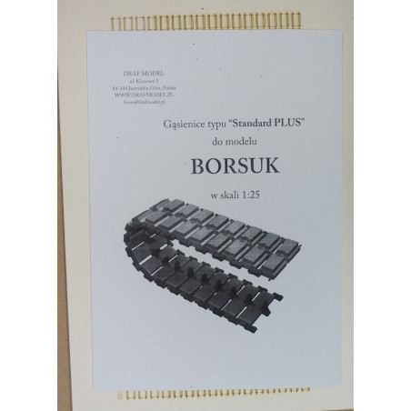 Borsuk - the Polish infantry fighting vehicle - a laser cut tracks