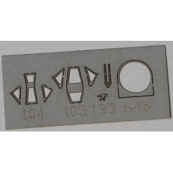 “Surcouf” – the French submarine - а laser cut relings and other small parts