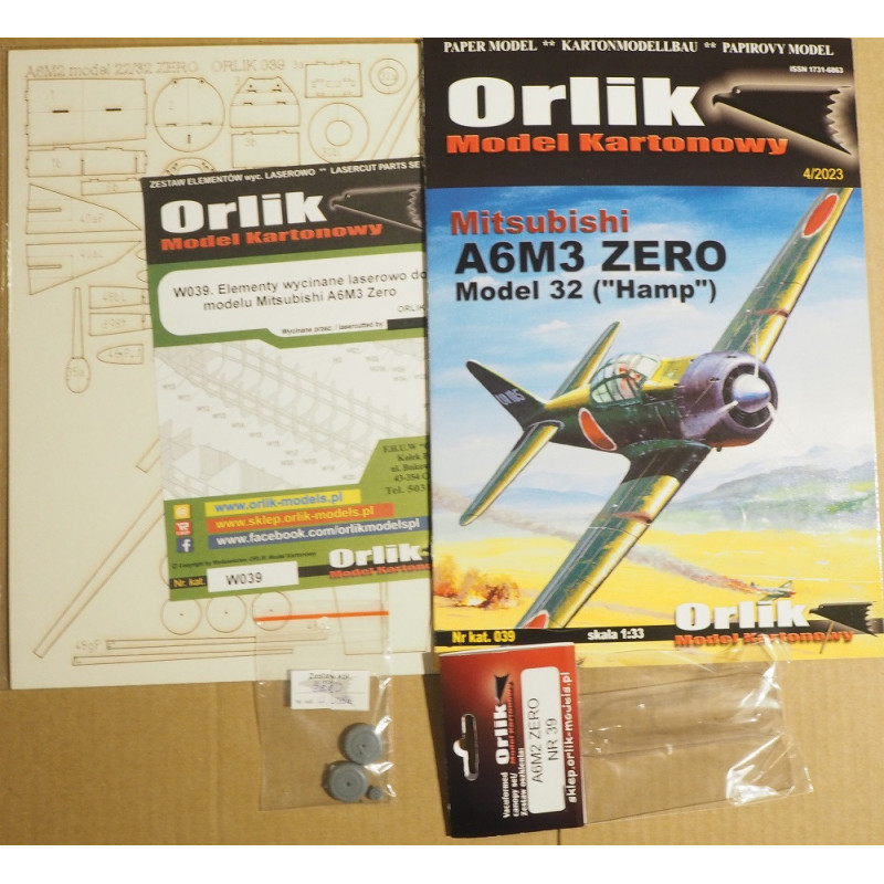 Mitsubishi A6M3 "Zero" Model 32 (Hamp) - the Japanese deck fighter - a kit