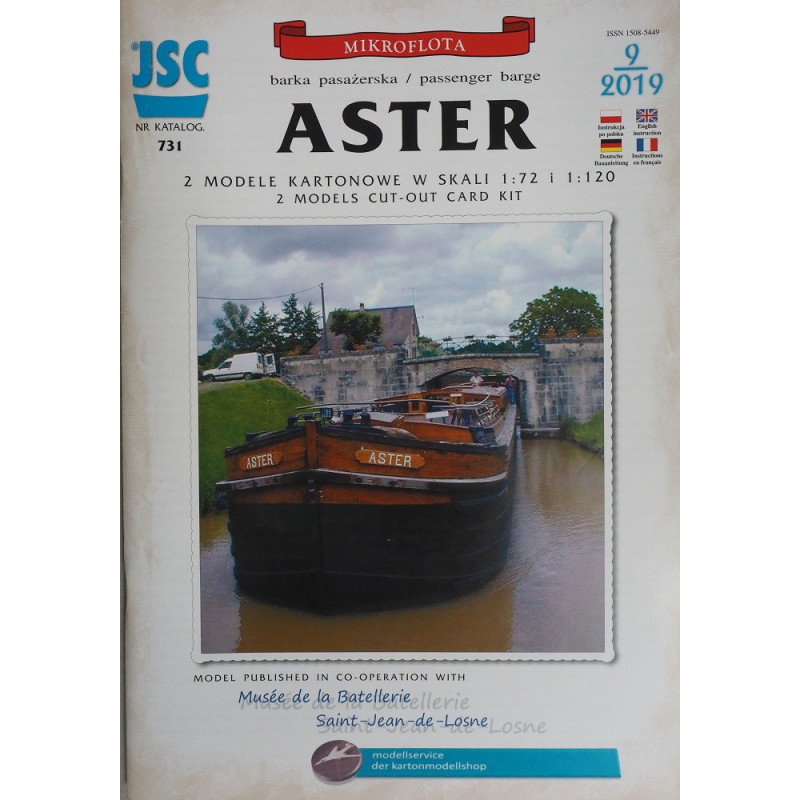"Aster" - the French inland passenger barge