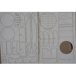 T-72 B3 - USSR main battle tank - a laser-cut details