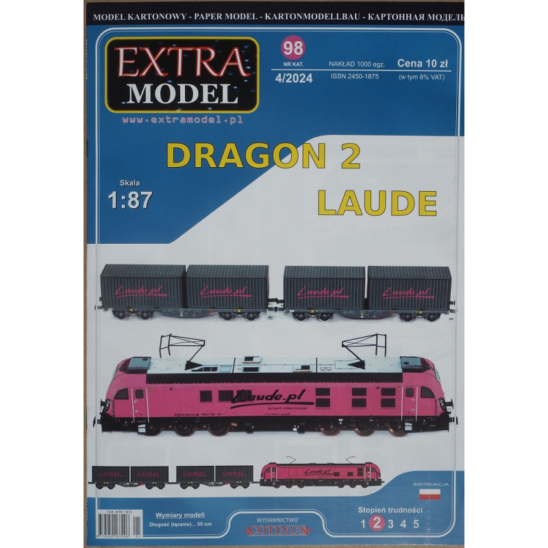 «Dragon 2» Laude — польский электровоз и два вагона-платформы