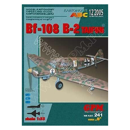 Messerschmitt Bf-108B-2 «Taifun» - немецкий многоцелевой самолет