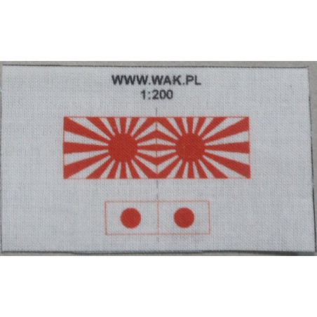 IJN - the canvas flags of the Japanese warships