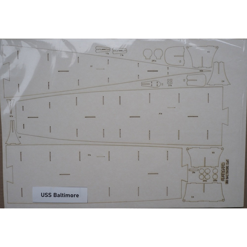 USS "Baltimore" (CF-68) - the American heavy cruiser - a laser-cut details USS "Baltimore" (CF-68) - the American heavy cruiser - a laser-cut details