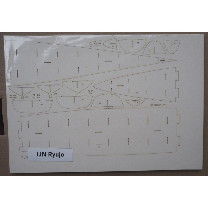 IJN "Ryūjō" - the Japanese light aircraft carrier - a laser-cut details IJN "Ryūjō" - the Japanese light aircraft carrier - a laser-cut details