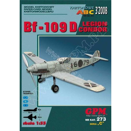 Messerschmitt Bf-109D «Legion Condor» - истребитель Германии/ франкистской Испании