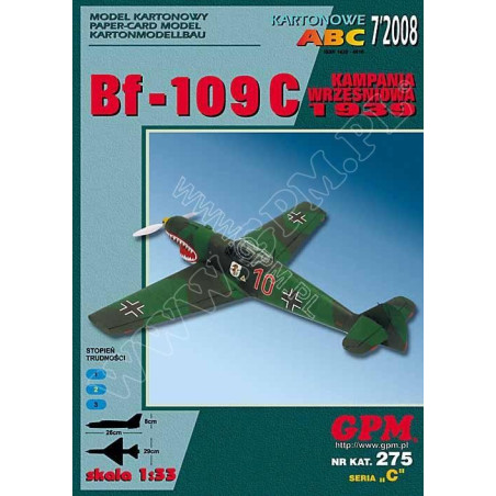 Messerschmitt Bf-109C – the German fighter