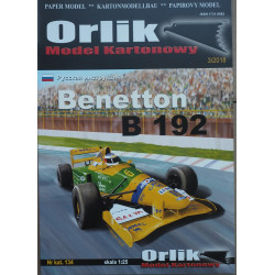 Benetton B 192 – британский болид Формулы-Ф1 - набор