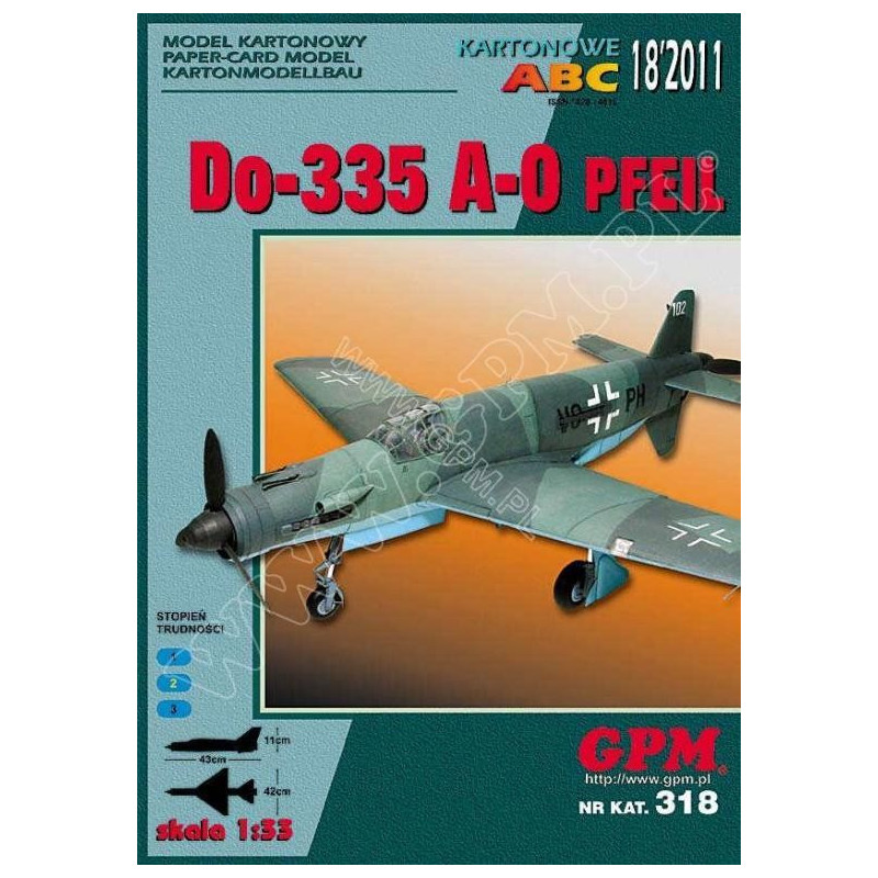 Dornier Do-335A-0 «Pfeil» - немецкий многоцелевой истребитель