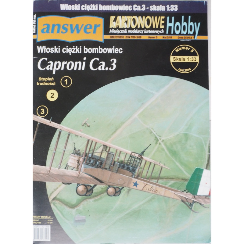 Caproni «Ca.3.» — итальянский тяжёлый бомбардировщик