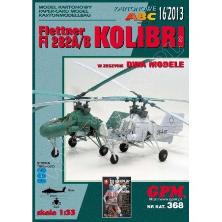 Flettner Fl - 282A / B “Kolibri” – the German helicopter