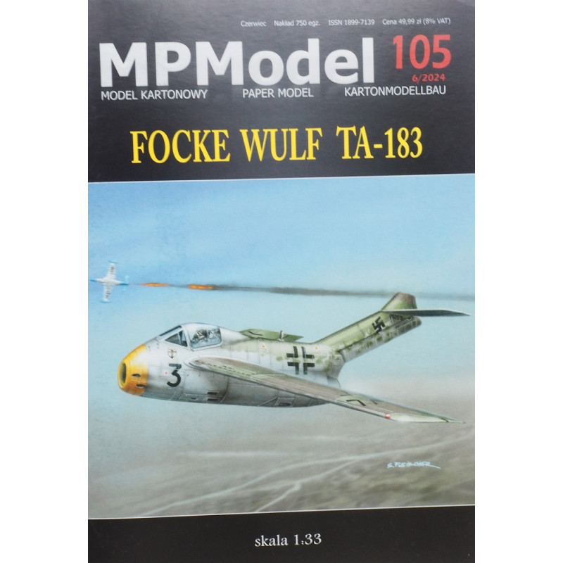 Focke Wulf Ta-183 — немецкий истребитель — проект