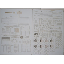 Mercedes-Benz W31 Type G4 - German VIP transport car - a laser cut parts