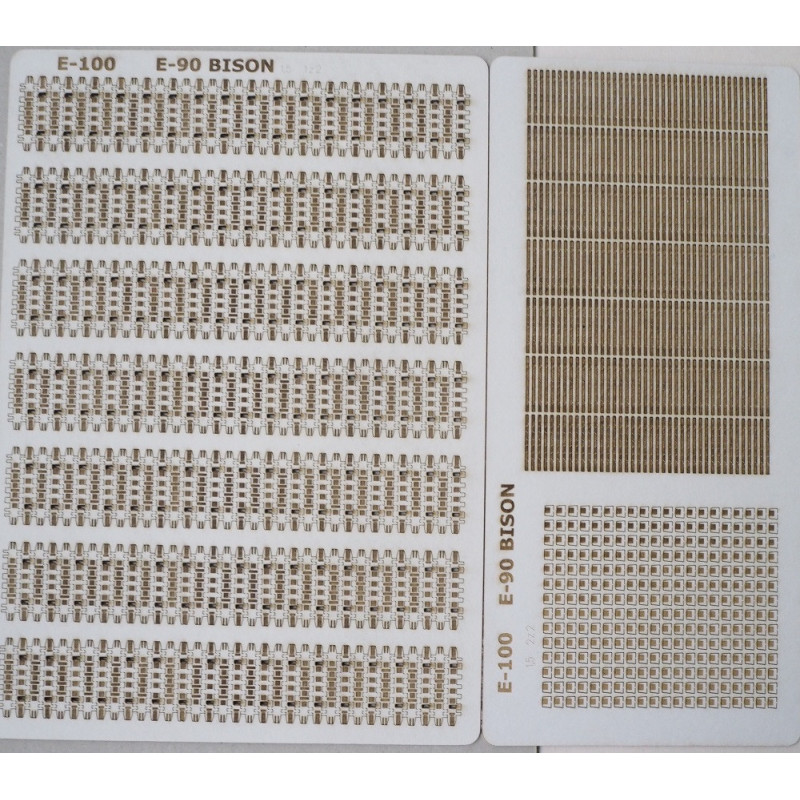 E-100 - the super heavy German tank - prototype - laser cut tracks from separate tracks parts