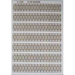 E-100 - the super heavy German tank - prototype - laser cut tracks from separate tracks parts