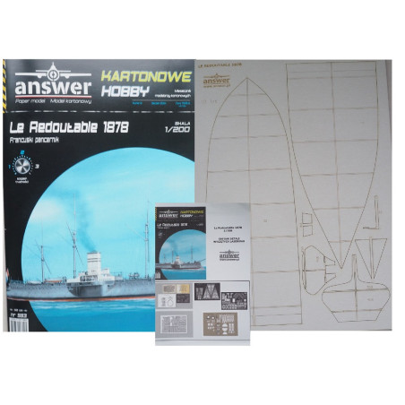 "La Redoutable" - Prancūzijos 1878 metų šarvuotlaivis - rinkinys