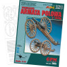 The 1856 French field cannon with laser cut details