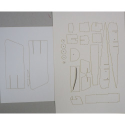 "Pfalz" E.I - acrobatic and reconnaissance plane - a laser cut parts