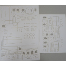 “Battle for England” - the British and German Fighters and the Bomber - a laser cut parts