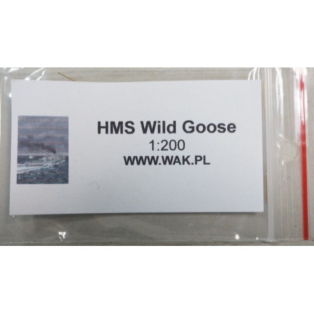 HMS "Wild Goose" - the British armed sloop - turned metal artillery barrels
