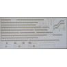 USS "Texas" - the US battleship - a laser cut railings
