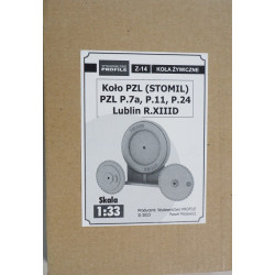 PZL ("STOMIL") wheels - 3D printed plastic wheels