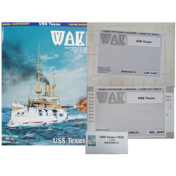 USS "Texas" - JAV šarvuotlaivis - rinkinys