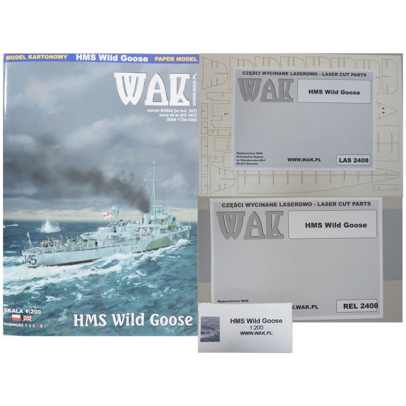 HMS "Wild Goose" - Didžiosios Britanijos ginkluotas šliūpas - rinkinys