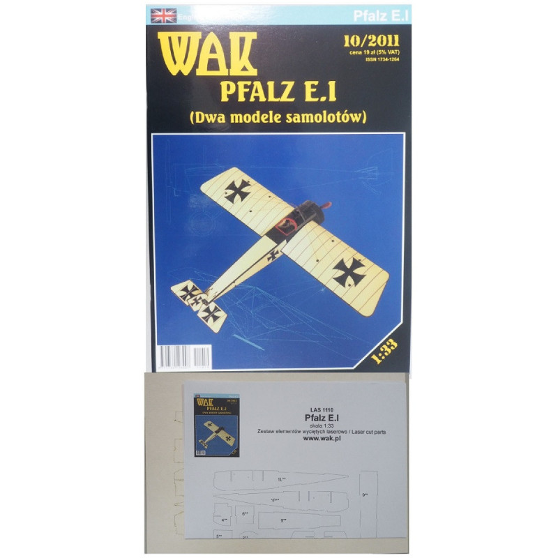 "Pfalz" E.I - sportinis ir žvalgybinis lėktuvas - rinkinys
