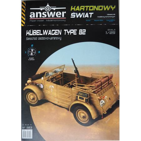 "Kubelwagen" Type 82 - German light off-road vehicle